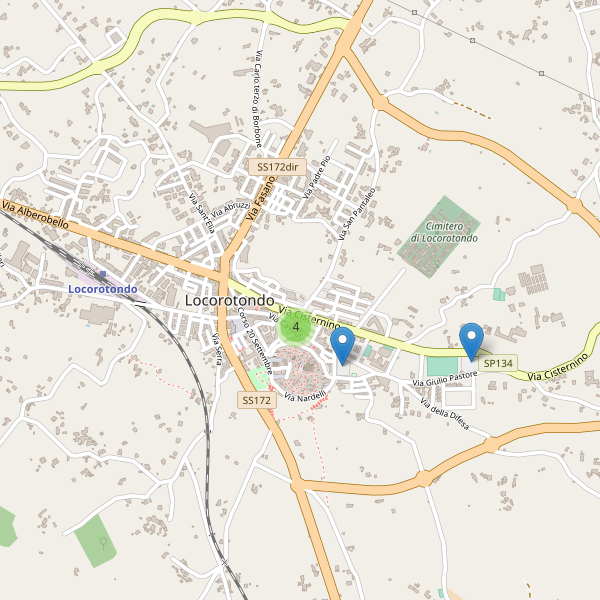 Thumbnail mappa parcheggi di Locorotondo