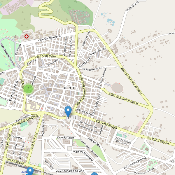 Thumbnail mappa parcheggi di Lucera
