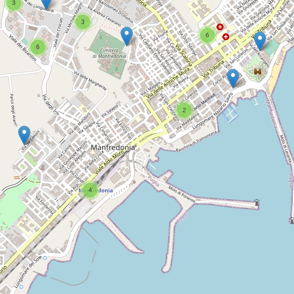 Thumbnail mappa parcheggi di Manfredonia