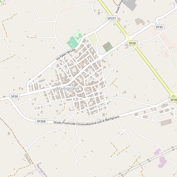 Thumbnail mappa parcheggi di Martignano