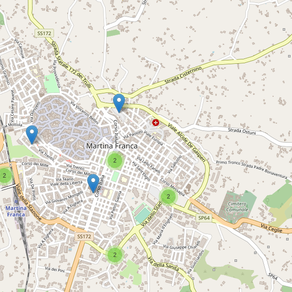 Thumbnail mappa parcheggi di Martina Franca