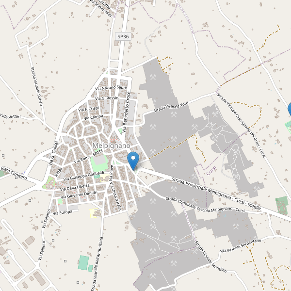 Thumbnail mappa parcheggi di Melpignano