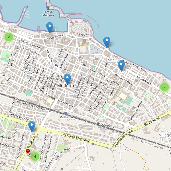 Thumbnail mappa parcheggi di Molfetta