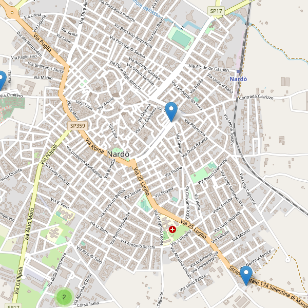 Thumbnail mappa parcheggi di Nardò
