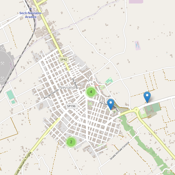 Thumbnail mappa parcheggi di Neviano