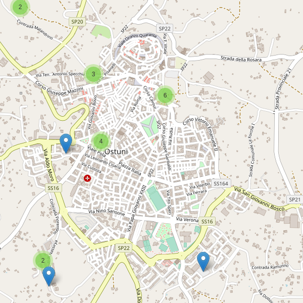 Thumbnail mappa parcheggi di Ostuni