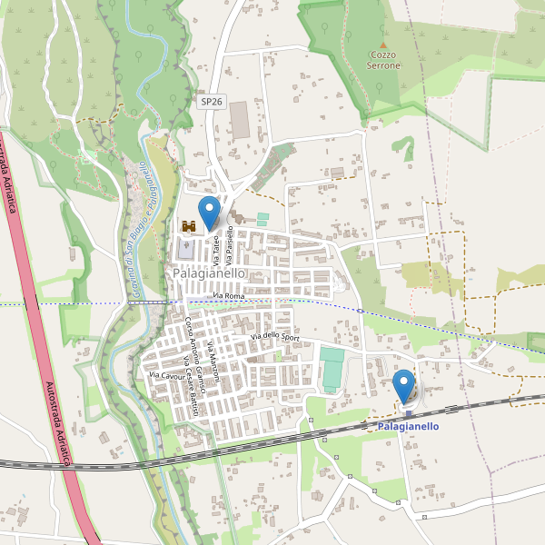 Thumbnail mappa parcheggi di Palagianello