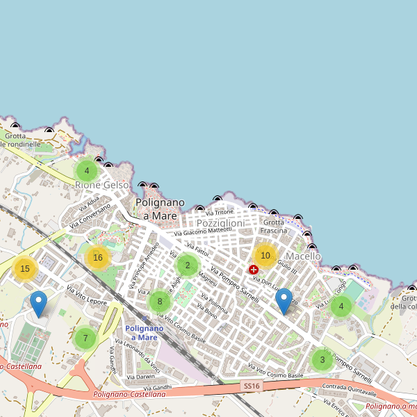 Thumbnail mappa parcheggi di Polignano a Mare