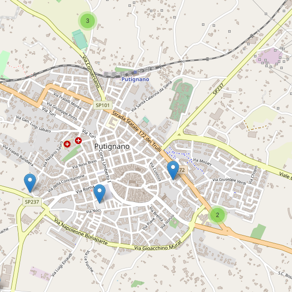 Thumbnail mappa parcheggi di Putignano