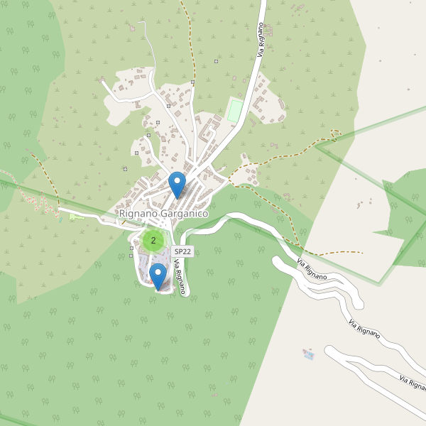 Thumbnail mappa parcheggi di Rignano Garganico