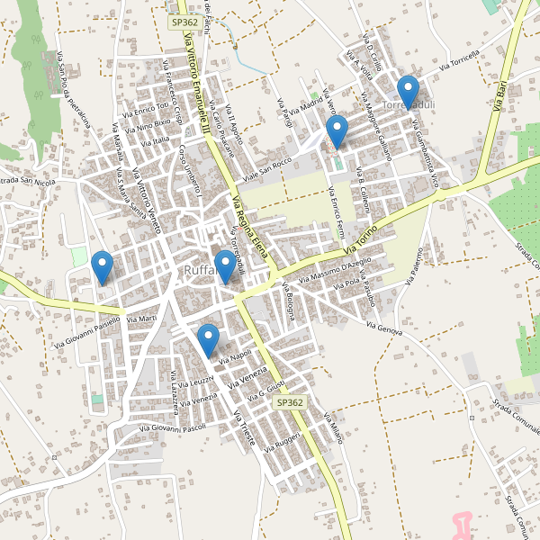 Thumbnail mappa parcheggi di Ruffano