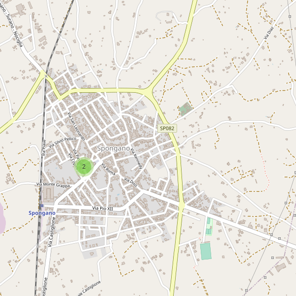 Thumbnail mappa parcheggi di Spongano
