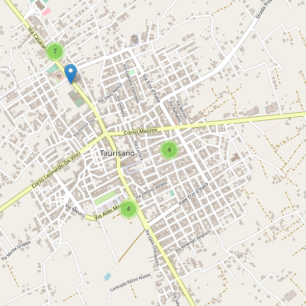 Thumbnail mappa parcheggi di Taurisano