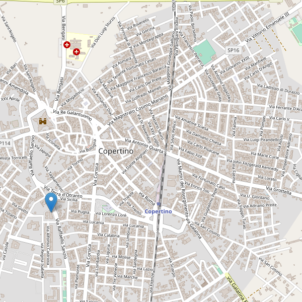 Thumbnail mappa ristoranti di Copertino