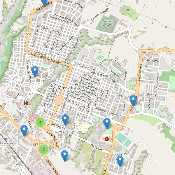 Thumbnail mappa ristoranti di Massafra