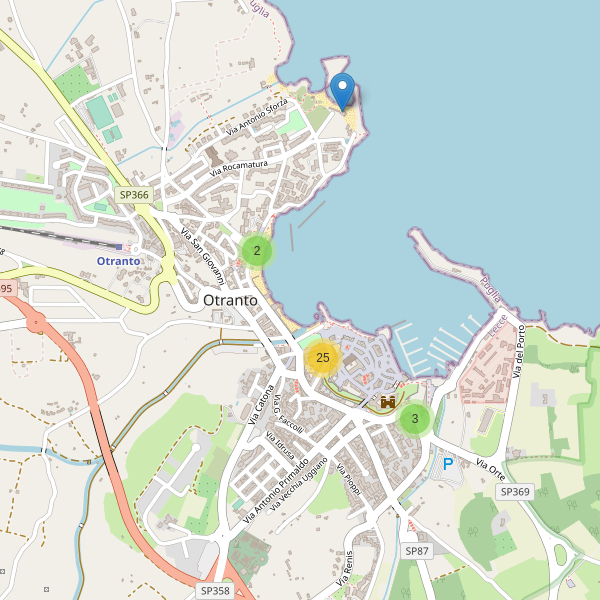 Thumbnail mappa ristoranti di Otranto