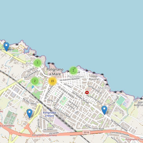 Thumbnail mappa ristoranti di Polignano a Mare