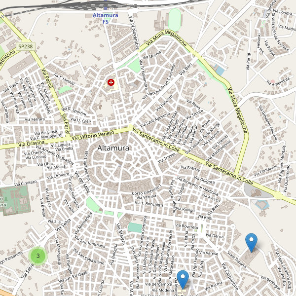 Thumbnail mappa scuole di Altamura