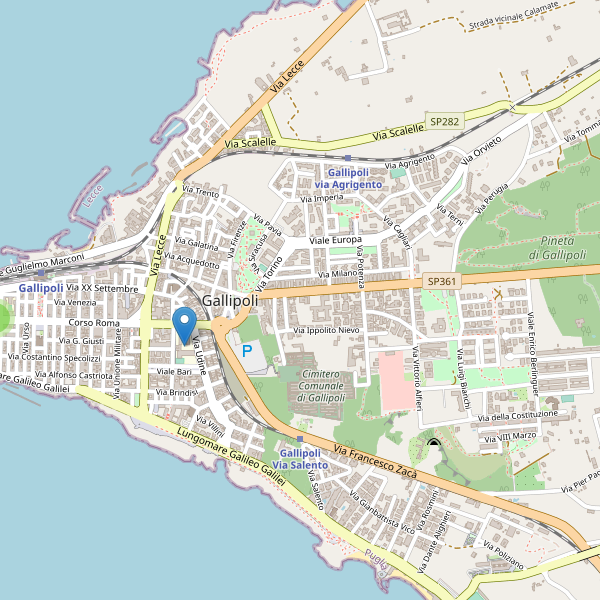 Thumbnail mappa scuole di Gallipoli