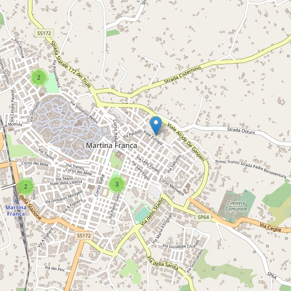 Thumbnail mappa scuole di Martina Franca