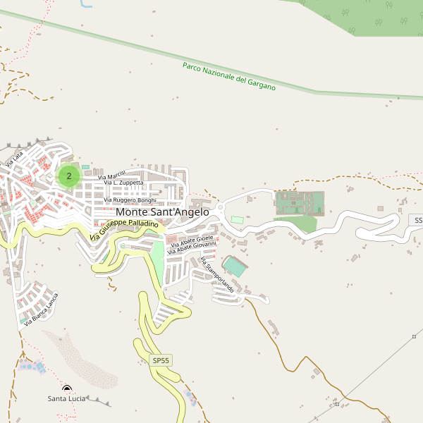 Thumbnail mappa scuole di Monte Sant'Angelo