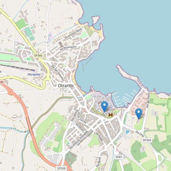 Thumbnail mappa scuole di Otranto