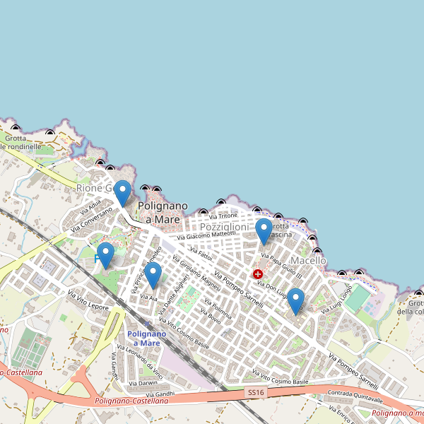 Thumbnail mappa scuole di Polignano a Mare