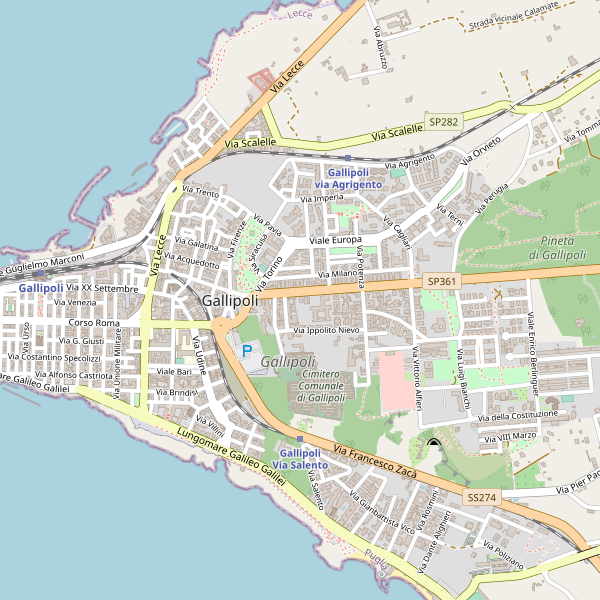 Thumbnail mappa sitiarcheologici di Gallipoli