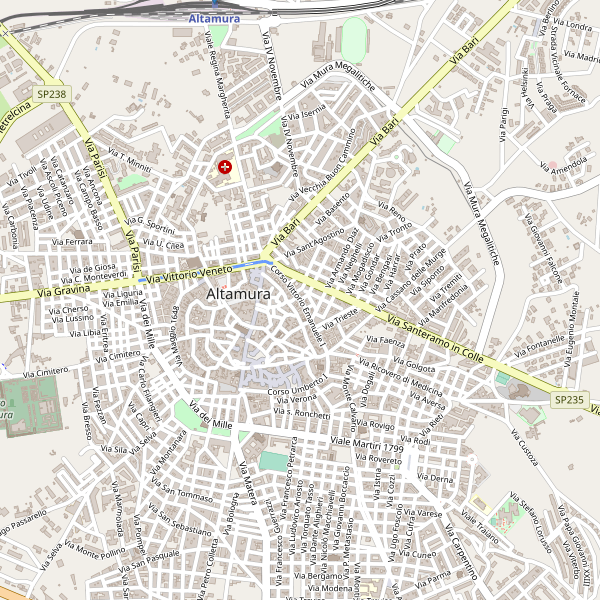 Thumbnail mappa stazioni di Altamura