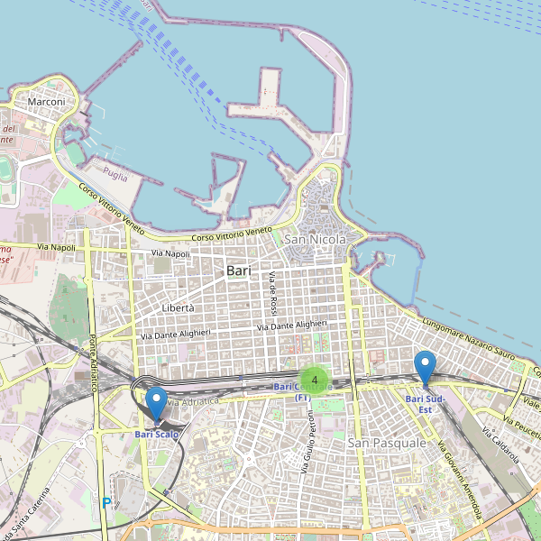 Thumbnail mappa stazioni di Bari