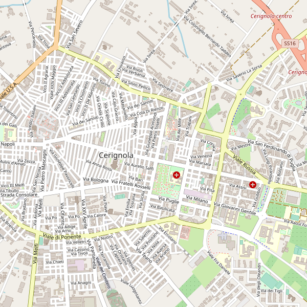 Thumbnail mappa stazioni di Cerignola