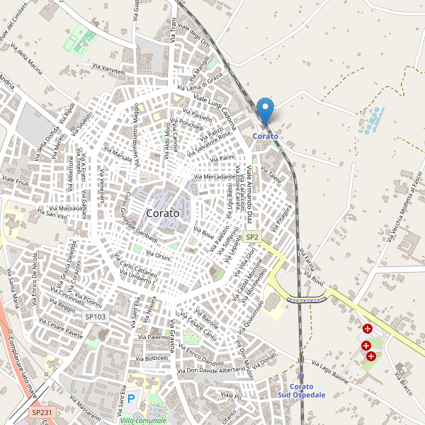 Thumbnail mappa stazioni di Corato