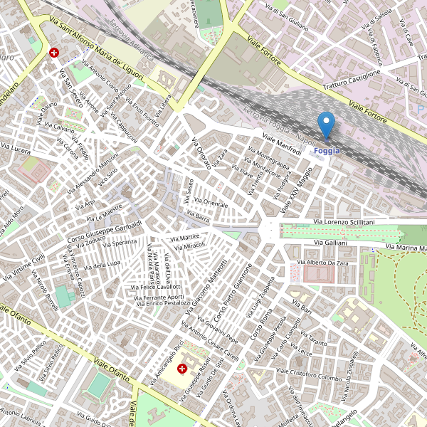 Thumbnail mappa stazioni di Foggia