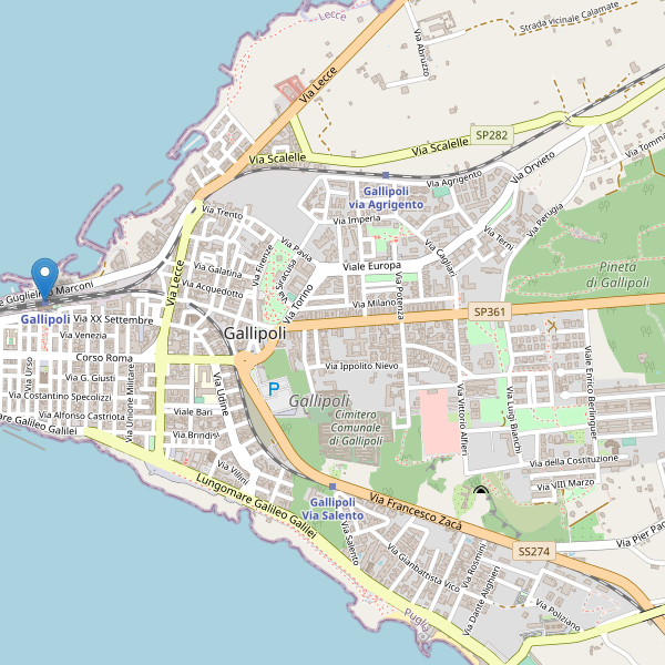 Thumbnail mappa stazioni di Gallipoli