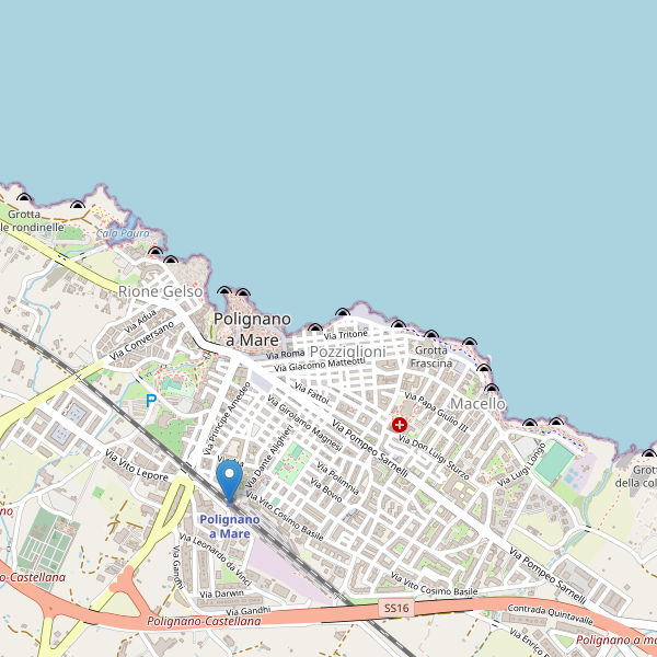 Thumbnail mappa stazioni di Polignano a Mare