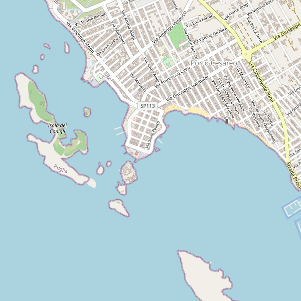 Thumbnail mappa stazioni di Porto Cesareo
