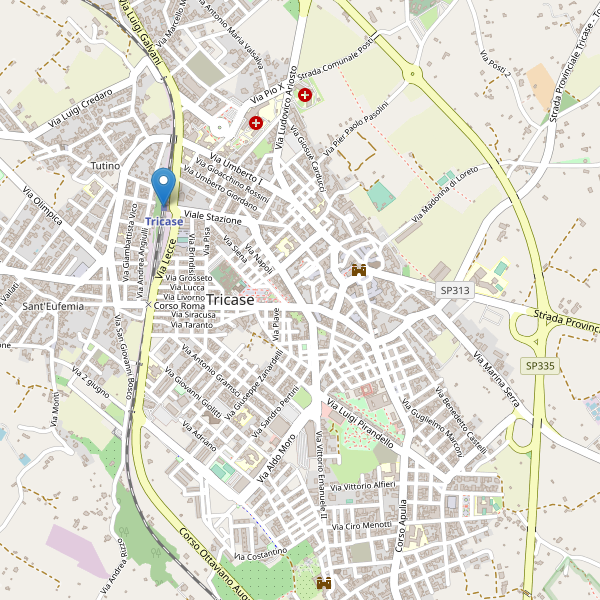 Thumbnail mappa stazioni di Tricase