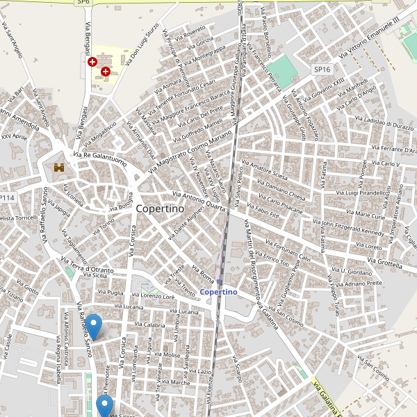 Thumbnail mappa supermercati di Copertino
