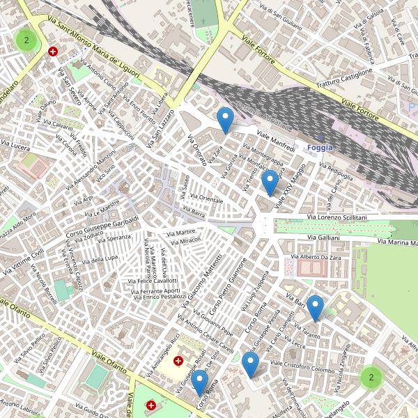 Thumbnail mappa supermercati di Foggia