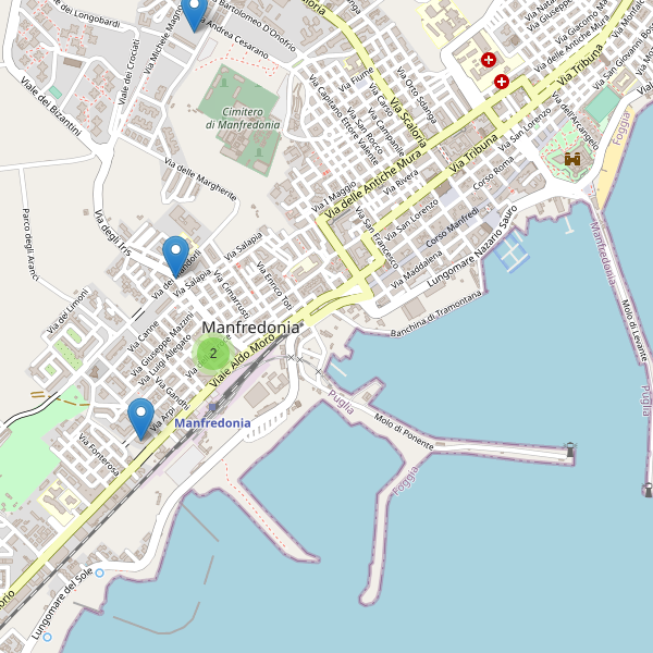 Thumbnail mappa supermercati di Manfredonia