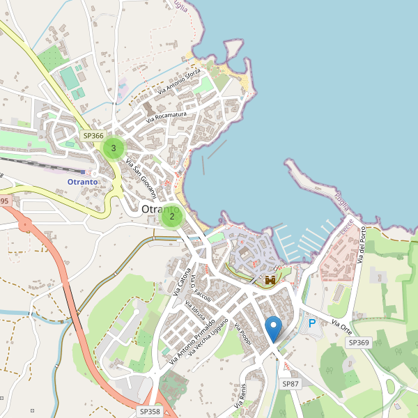 Thumbnail mappa supermercati di Otranto