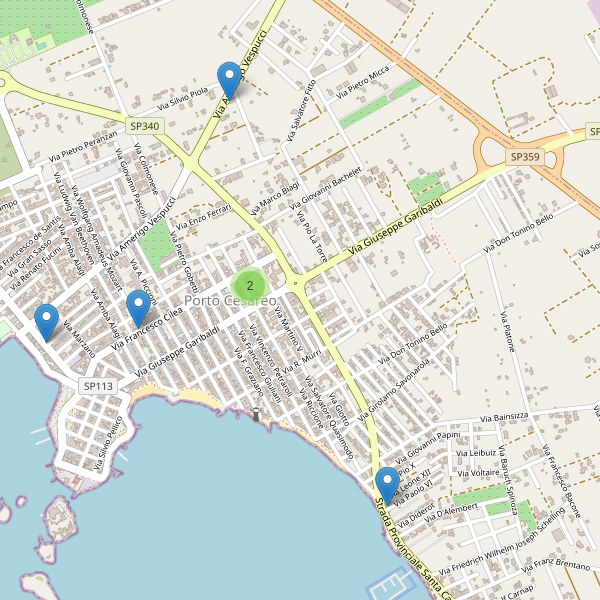 Thumbnail mappa supermercati di Porto Cesareo