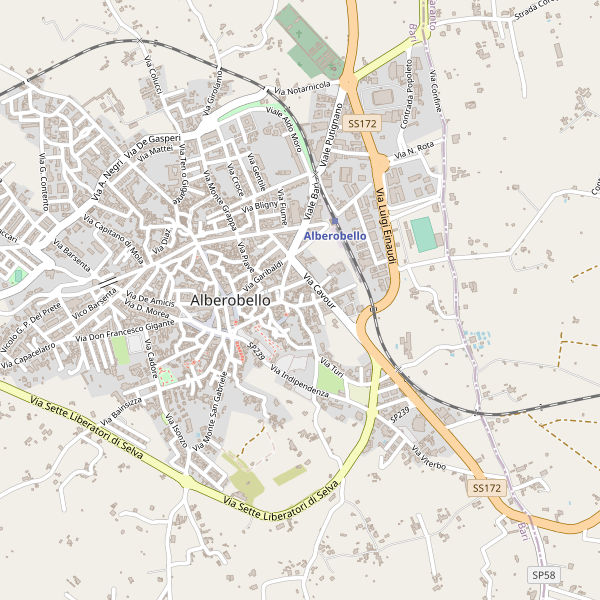 Thumbnail mappa taxi di Alberobello