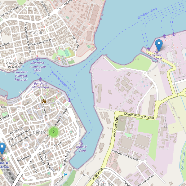 Thumbnail mappa taxi di Brindisi