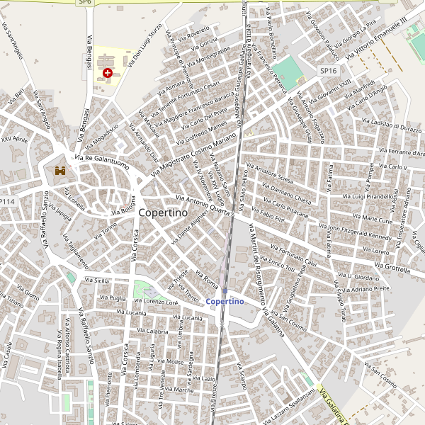 Thumbnail mappa taxi di Copertino