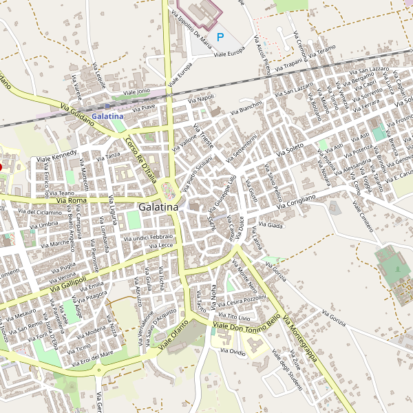 Thumbnail mappa taxi di Galatina