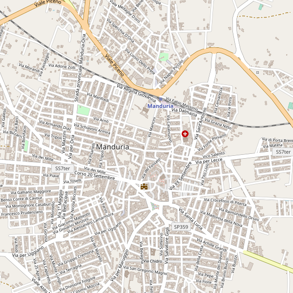 Thumbnail mappa taxi di Manduria