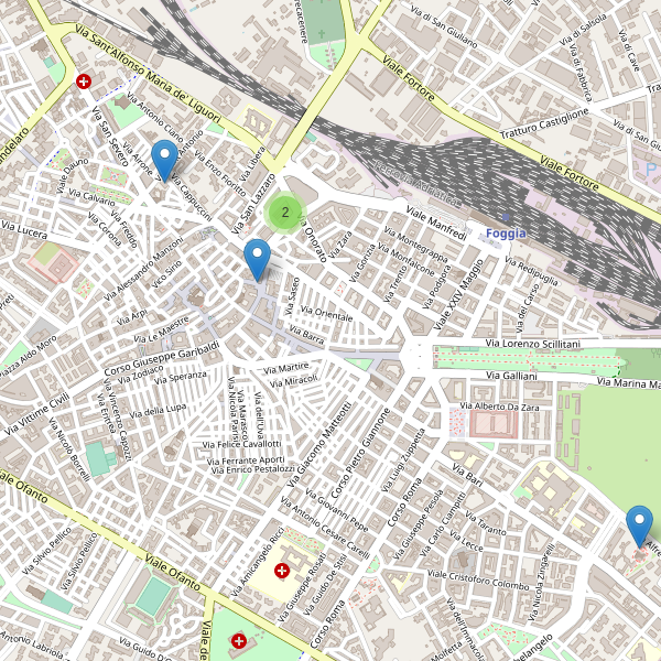 Thumbnail mappa teatri di Foggia