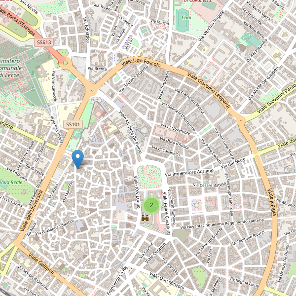 Thumbnail mappa teatri di Lecce