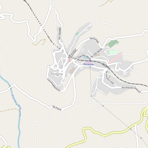 Thumbnail mappa stradale di Picerno